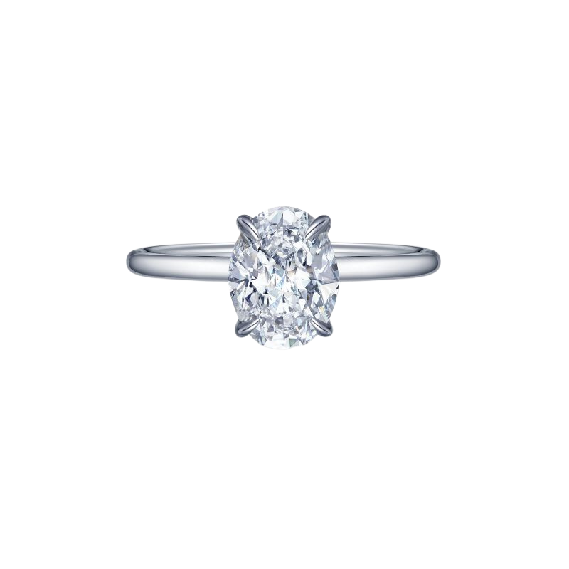 Oval Solitaire Engagement Ring