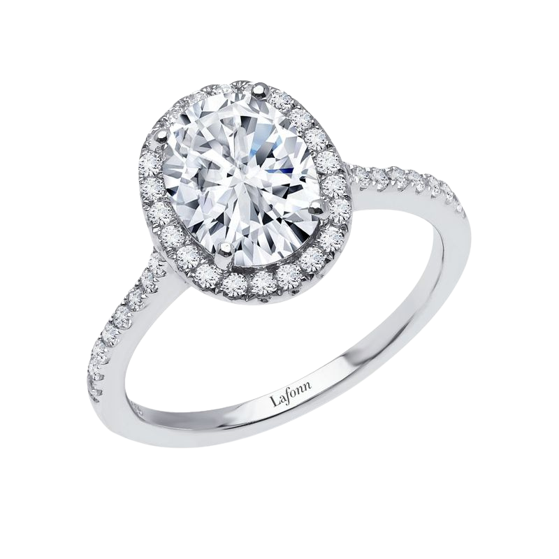 2.26 CTW Halo Engagement Ring