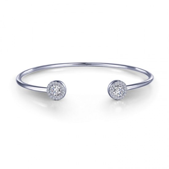 Open Cuff Halo Bracelet