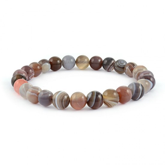 Italgem Steel Bead Bracelet