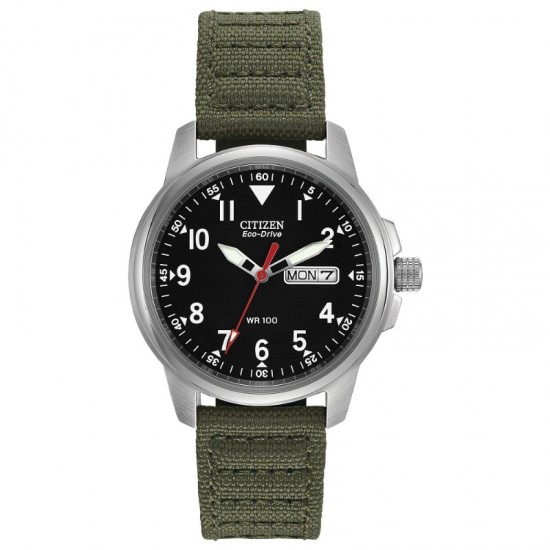 Citizen Weekender Men's Watch, Stainless Steel Black Dial - BM8180-03E