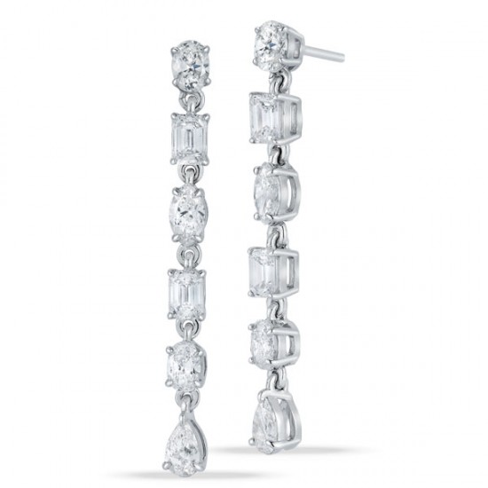 Lab Grown Diamond Drop Earrings