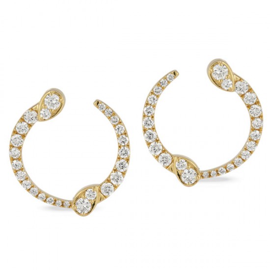 Lab Grown Diamond Hoop Earrings