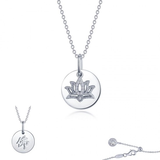 Reversible Lotus Necklace