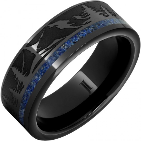 Black Diamond Ceramic&trade; Mountain Pine Lapis Ring