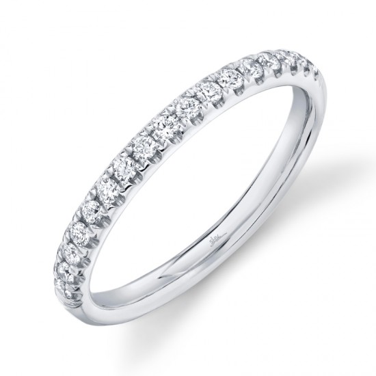 0.25ct 14k White Gold Diamond Lady's Band
