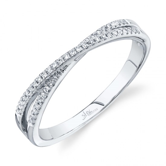 0.09ct 14k White Gold Diamond Lady's Ring