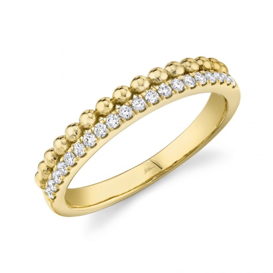 0.18ct 14k Yellow Gold Diamond Lady's Ring