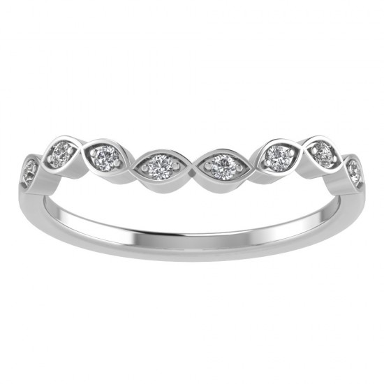 Leaflet Eight Stone Tiara Band