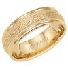 14k Yellow Gold 7mm Opulence Engraved Wedding Band