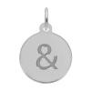 Petite Initial Disc - Ampersand Symbol