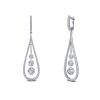 Fancy Hoop Drop Earrings