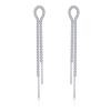 Long Linear Dangling Earrings