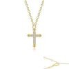 0.07 CTW Cross Necklace