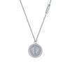 Baby Feet Disc Necklace