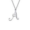 Letter A Pendant Necklace