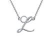 Letter L Pendant Necklace