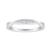 Lab Grown Diamond Wedding Ring In 14K White Gold