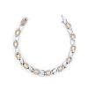 Two-tone Paperclip Link Bracelet