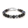 Italgem Steel Bead Bracelet