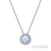 October Birthstone Necklace