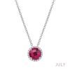 July Birthstone Necklace