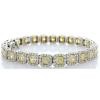 Platinum Diamond Gemstone Bracelet