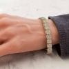 Platinum Diamond Gemstone Bracelet