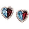 14K White Gold Topaz Gemstone Earrings