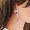 14K Two-Tone Mixed Gemstone Earrings