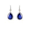 18K White Gold Tanzanite Gemstone Earrings