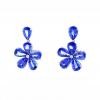 18K White Gold Tanzanite Gemstone Earrings