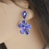 18K White Gold Tanzanite Gemstone Earrings