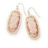 Elle Filigree Gold Tone/Rose Tone Earrings