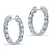 Lab Grown Diamond Inside out Hoop Earrings