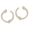 Lab Grown Diamond Hoop Earrings