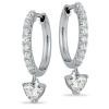 Lab Grown Diamond Hoop Earrings