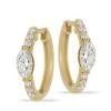 Lab Grown Diamond Hoop Earrings