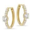 Lab Grown Diamond Hoop Earrings