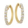 Lab Grown Diamond Hoop Earrings