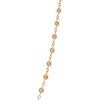 18K Rose Gold Diamond Gemstone Necklace