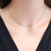 18K Rose Gold Diamond Gemstone Necklace