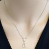 Platinum Diamond Gemstone Necklace