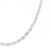 14K White Gold Diamond Gemstone Necklace