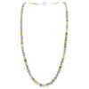 14K White Gold Diamond Gemstone Necklace