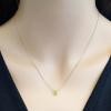 14K Yellow Gold Diamond Gemstone Necklace