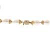 18K Yellow Gold South Sea Pearl Gemstone Necklace