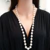 18K Yellow Gold South Sea Pearl Gemstone Necklace