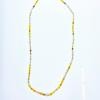 14K White Gold Diamond Gemstone Necklace
