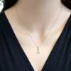 18K Yellow Gold Diamond Gemstone Pendant
